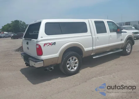 2012 Ford F-250 Lariat from USA, damaged, VIN 1FT7W2BT8CEA23601